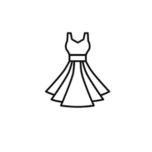 Woman Dress Large, Blue