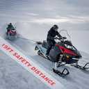 2 x Heavy-Duty 19ft Tow Strap for Snowmobile, Tow Strap with Hook Quick Hook Up for Sled, Skidoo, ATV - Emergency Gift with Storage Bag