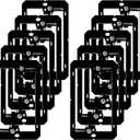 Iwillink Low Voltage Mounting Bracket (1-Gang, 10 Pack) for Single Gang Wall Plate, Telephone Wires, Network Cables, HDMI, Coaxial, Speaker Cables