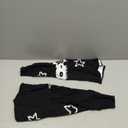 heyheyshine Y2k Star Skull Print Two Side Wear Knitted Leg Warmers Socks Punk Girls Japanese Kawaii Streetwear Leg Cover (Skull Star Flared, One Size)