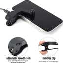 Smart Phone Auto Clicker, Speed-Adjustable Mobile Phone Screen Autoclicker Likes Tap with Anti-Slip Clip Universal Fast Click Tool for Short Videos Live Stream Social Media Tasks Game(Black)