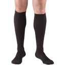 Truform Compression Socks, 30-40 mmHg, Men's Dress Socks, Knee High Over Calf Length, Black, X-Large