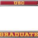 Graphics & More University of Southern California Graduate Full Size Standard License Plate Metal Frame