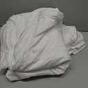 Nestl White Duvet Cover Full Size - Soft Prewashed Full Size Duvet Cover Set, 3 Piece, with Zipper Closure, 1 Duvet Cover 80x90 inches and 2 Pillow Shams - No Comforter 