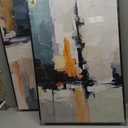 Large Framed Colorful Abstract Wall Art for Living Room, Set of 2 Canvas Prints Paintings Artwork for Walls, Modern Bright Multicolor Pictures for Hallway Bedroom Office Wall Decor 24x36