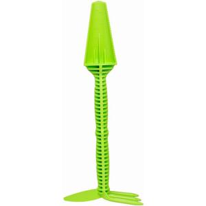 SnapPot Multi-Tool for Gardening  5-in-1 Garden Hand Tool with Trowel, Rake, Sickle, Bulb Planter & Soil Depth Scale  Lightweight, Rust-Resistant, Reinforced Polymer  Bright Green