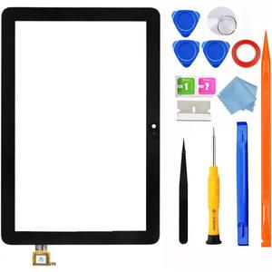 for Amazon Kindle Fire HD 8 /HD 8 Plus Tablet (10th Generation Released in 2020) K72LL3 K72LL4 Screen Replacement Digitizer Touch Glass Front Panel, Only for Fire HD8 /HD8 Plus 10th gen Repair Kit