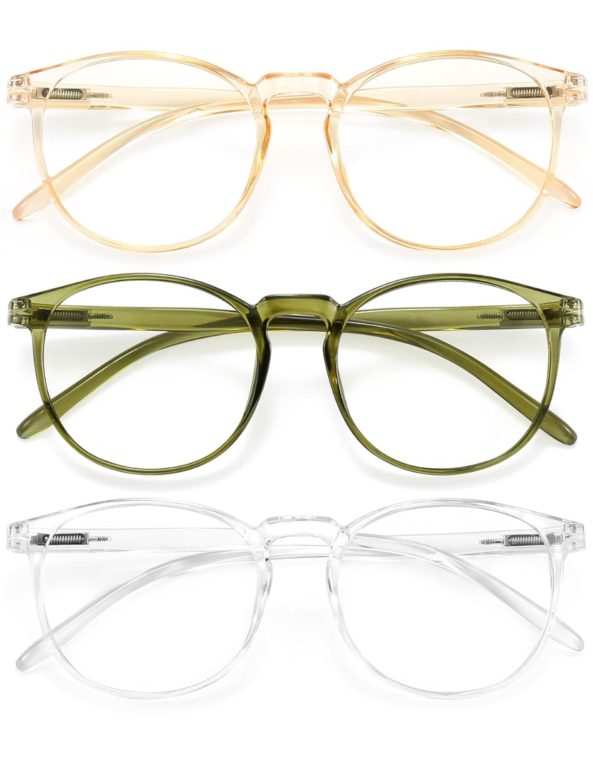 IBOANN Iconic Blue Light Glasses for Woman - Computer Glasses up to 99% Blue Light Blocking - Anti Eyestrain & UV Glare