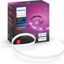 Philips Hue Bluetooth Smart Lightstrip Plus 2m/6ft Base Kit with Plug, (Voice Compatible with Amazon Alexa, Apple Homekit and Google Home), White
