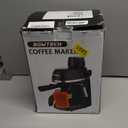 SOWTECH Coffee Machine, 3.5 Bar Espresso Cappuccino Machine with Milk Frother, 1-4 Cup Portable Coffee Maker for Latte, Cappuccino, 800W, Black