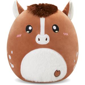 Glow Guards 12-Inch Quarter Horse Plush Pillow Cute Horse Stuffed Animal Soft Plush Toy Stuffed Animals Birthday Gift for Boys Girls Kids