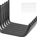 Vahodegn Garage Storage Heavy Duty Hooks, 15Inch Jumbo Arm Kayak Rack, 6 Pack Wall Mount Canoe Hangers