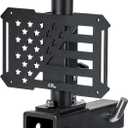 JOYTUTUS Hitch Flag Pole Holder for Standard 2 Inch Receivers, Fits Truck SUV RV Pickup Camper Trailer Hitch Mount Flagpole Holder with Hitch Receiver
