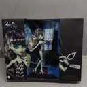 Monster High x Barbie Frankie Stein Doll with Original Barbie-Inspired Swimsuit and Solo in The Spotlight Black Evening Dress and Accessories
