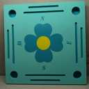 Floating Mahjong Table for Pool, Double-Sided Waterproof Game Tray with Cup Holders, EVA Floating Game Table for Pool, Pool Mahjong Table Floating for Mahjong, Poker, Cards, Dominoes & Scrabble