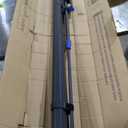 100 Inch Indoor and Outdoor Projector Screen with Stand for Movies or Presentations - HD Premium 16:9 Folding Free Tripod Screen with Carry Bag and Straps, Matte (Black)