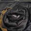 BRKURLEG Black Dog Coat with Harness, Dog Winter Jacket, Dogs Onesie Body Warm Jackets, Small Dogs Winter Coats Reflective Windproof Warm Cold Weather Coats, Pet Waterproof Jacket Hiking S