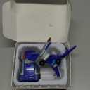 Collision Transforming Dinosaur Car Toy, Magnetic Dinosaur Transformer Car for Boys & Girls Party Favors Birthday Christmas (Blue)