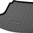 Cargo Liner for 2021-2025 KIA K5 - Black TPE All Weather Heavy Duty Waterproof Rear Cargo Tray Trunk Floor Mat Protector
