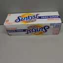 Sunkist Zero Sugar Orange Soda, 12 fl oz cans, 12 pack (EXP 07/31/26)
