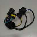 PANNUOSCS Headlight Wiring Harness Assembly Headlamp Socket Compatible with 2008-2014 Chevy Silverado 1500 2500HD 3500HD Replaces#645-745 15841609 25962806