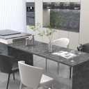 Gray Granite Peel and Stick Marble Paper 23.7"197" Matte Removable Wallpaper Marble Contact Paper for Countertop, Furniture, Wall Thick Wallpaper Easy to Remove Waterproof Vinyl