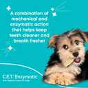 Virbac C.E.T. Enzymatic Oral Hygiene Chews for Dogs, X Small - Plaque & Tartar Control - Single Layer Beefhide with Exclusive Dual-Enzyme System & Tasty Chicken Flavor - Easy to Give Dog Dental Chew