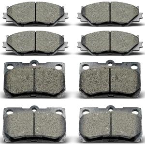 Front Rear Ceramic Brake Pads 8 Pieces Set fit for 2006-2013 LEXUS IS250