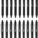 PILOT FriXion Clicker Erasable Pens, Refillable & Retractable Gel Ink Pens, Fine Point 0.7 mm, Black Ink, 18-Pack - Ideal for School, Journaling, & Office Writing