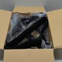 Amazon Basics Kids Velvet, Non-Slip Clothes Hangers for Infant and Toddler, 11.6 in (for baby clothes), Pack of 50, Black