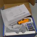 Fingerprint Door Knob, FITNATE Smart Fingerprint Lock with Tuya App Control,255 Users,Password Management, Anti-Slip Handle Door Knob for Bedroom,Home,Hotel,Office (Black)