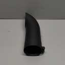 LCGP Turn Down Exhaust Tip 3.5" Inlet, 3.5" Inside Diameter Inlet, 12’’ Length Stainless Steel Bolt-On Exhaust Pipe Black Powder Coated Stainless Steel