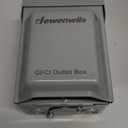 DEWENWILS Outdoor Electrical Outlet Box, Dual 20 AMP WRTR GFCI Receptacles with Rainproof 3R Enclosure, Waterproof GFCI Outlet Box with Cover for Garden, Outdoor Lights, ETL Listed