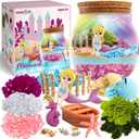 Mermaid DIY Terrarium Night Light Kit - Crafts for Kids Age 4-12