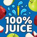 Capri Sun 100% Juice Apple All-Natural Juice from Concentrate with added ingredients, 10 ct Box, 6 fl oz Pouches