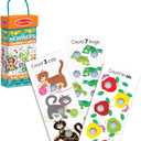 Melissa & Doug Poke-a-Dot! Numbers, Shapes & Colors Jumbo Learning Cards, 13 Double Sided Interactive Flash Cards, Educational Activities for Toddlers & Preschoolers, Ages 1+