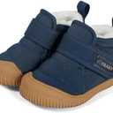 MK MATT KEELY Baby Winter Warm Shoes for Infant Boys Girls Toddler Plush Lining Snow Boots Soft Sole Non-Slip Walking Shoes Outdoor Faux Fur Booties Blue 24