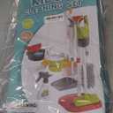 Dreamon Toddler Cleaning Set - 14Pcs Kids Cleaning Toy Set with 2-in-1 Kids Vacuum that Really Works, Pretend Home Cleaning Play Set for Toddler Age 3-7, Christmas Birthday Gift for Girls BoysRed