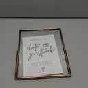 Calculs Copper Floating Picture Frame, 10x8 inches, Picture Frame for Wedding, Mother's Day, Grandparents Day