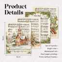 Winter Christmas Wall Art Decor, Retro Farmhouse Christmas Tree Red Bird Cardinal Prints Poster Wall Decorations for Bedroom Living Room Bathroom, 8x10 Set of 4 (Unframed)