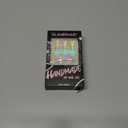 2 x GLAMERMAID Chrome Press On Nails Medium Almond, White Handmade Metal Fake Nails Stiletto, Glitter Glazed Donut False Nail Short Oval, Glossy Natural Reusable Acrylic Stick Glue on Nails Kit for Women