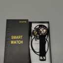 Smart Watch for Men Answer/Make Call for Android iPhone, 1.43" AMOLED HD Screen Mens Luxury Watch, 400mAh Heavy Duty Smartwatch Heart Rate Blood Oxygen Blood Pressure Sleep Monitor Pedometer, 2 Straps (Black)