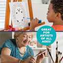 Horizon Group USA Stretched Canvas 9" x 12" 8 PK, 16mm Thick, 100% Cotton, for Painting, Pouring, Oil Paint, Multi-Media Art, 8-Pack (204038)