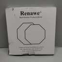 Set of 2 Acacia Wooden Trays Serving Platters Round Square Veggie Serving Tray Decor Bread Charcuterie Board Fruit Hosting Essentials Cheese Platter Vegetable Food Dish Charger Plate Charcuterie Board (8-10 Inch (Pack of 2))