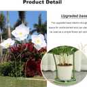 5.9 Ft Large Paper Artificial Flowers,Giant Flowers for Decoration,Standing Huge Handcrafted Poppy Flowers for Garden,Hotel,Office,Photography Props,Wedding,Art Gallery,Shop Window Display(B-White)
