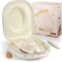 Cowboy Hat Box, Cowboy Hat Case for Travel, Crush Proof Storage for Western/Panama/Fedora, Carrier with Adjustable Shoulder Strap & Brush