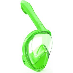 Kids Snorkel Mask Full Face, Snorkeling Gear for Kids 2-14 with Camera Mount, 180 Degree Panoramic View Snorkeling Set Anti-Fog Anti-Leak (Green)