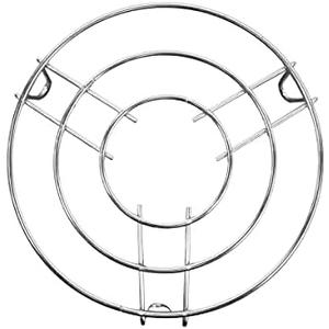 Round Stainless Steel Hot Stove Oven Trivet Pan Pot Holder Raised Cooking Rest Pad Kitchen Decor