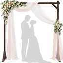 Wooden Wedding Arch 7.2FT Square Wood Arches Arbor Backdrop Stand
