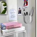 KEYDUACU 10 pcs - Locker Accessories, Locker Decorations Including Mirrors, whiteboards, Magnets and organizing Supplies. Ideal for Back-to-School Essentials and The Office (10 Pcs-Light Gray)